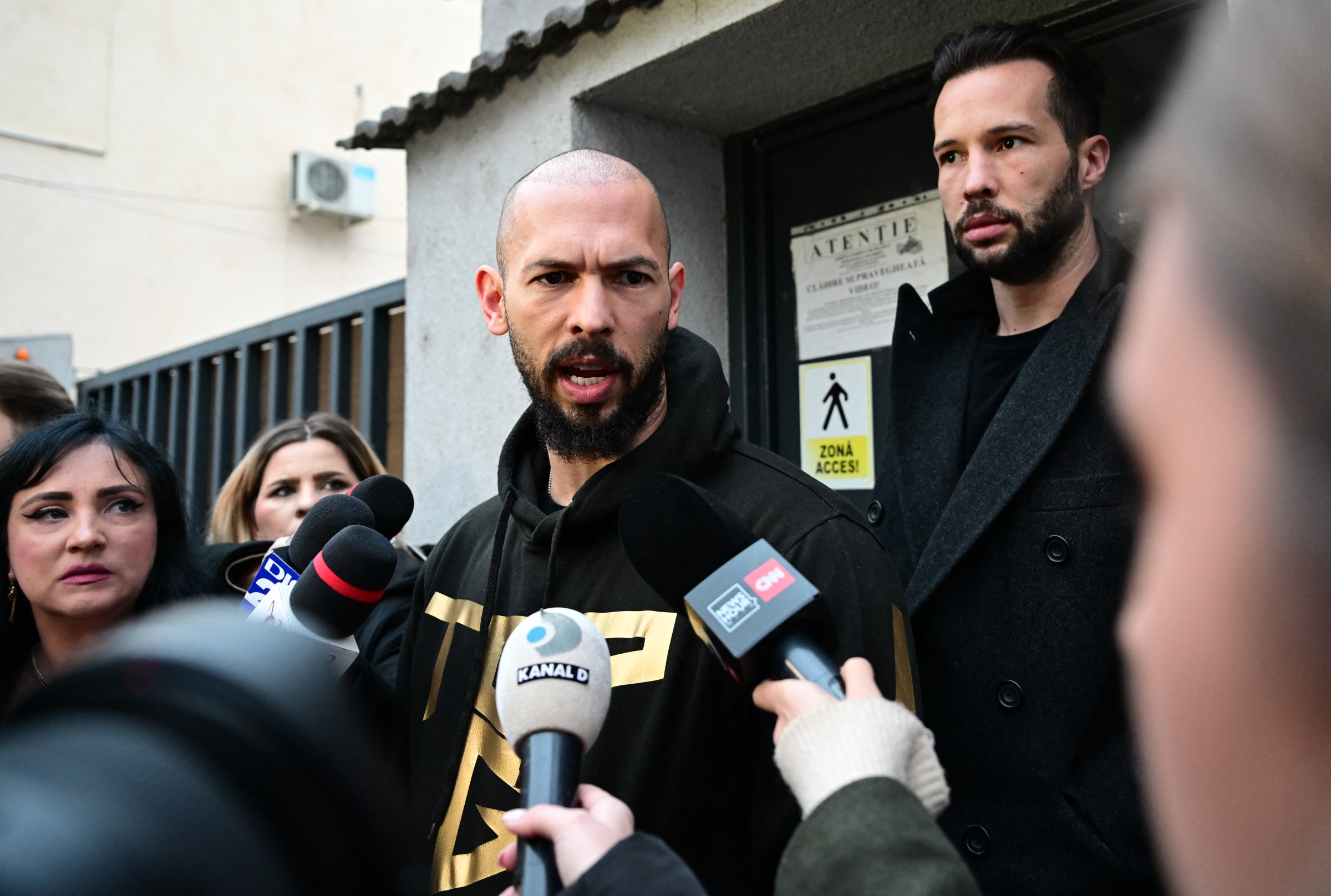 Andrew Tate, the accused human trafficker with Trump’s support, returns to the US
