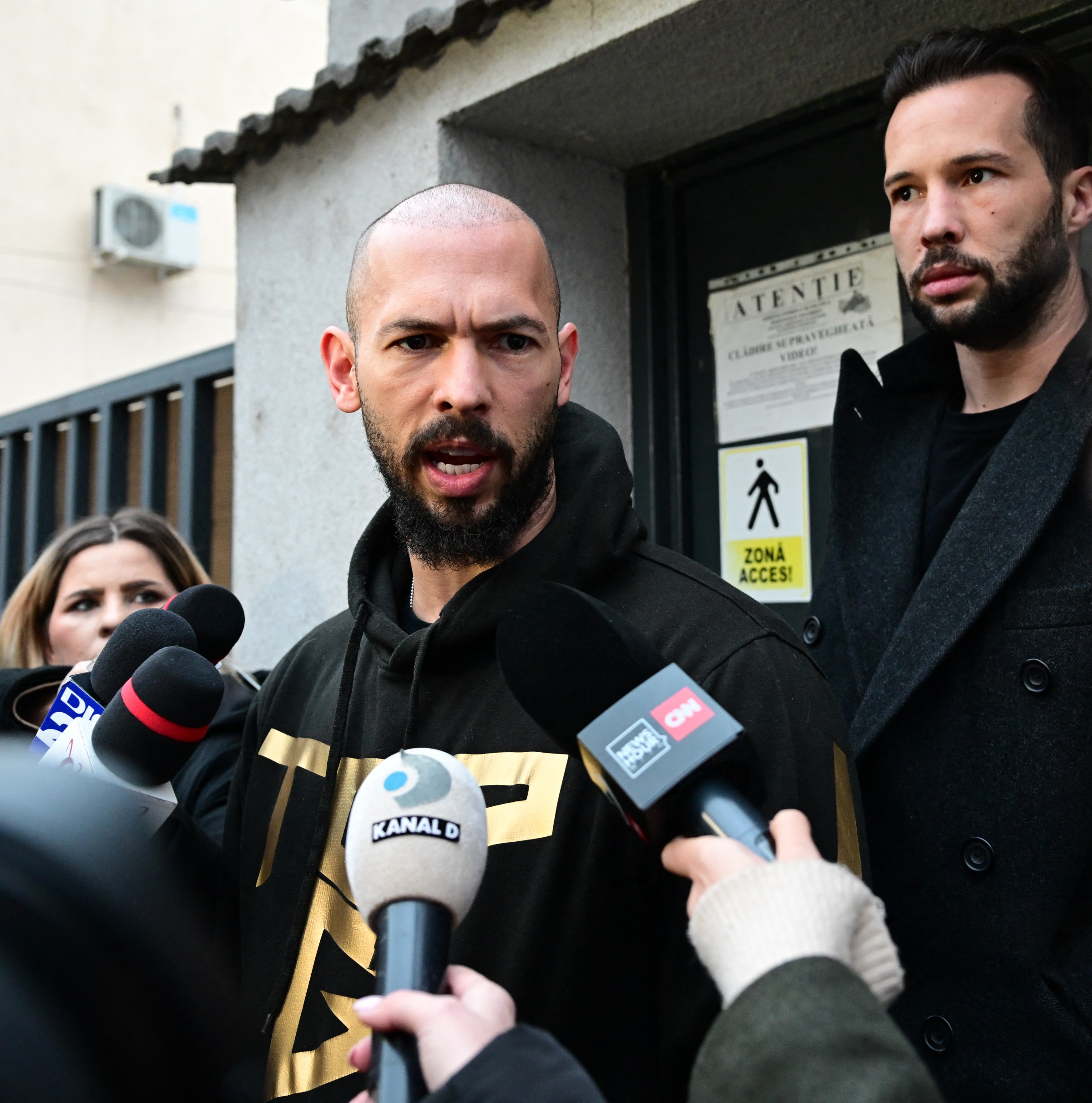 Andrew Tate, the accused human trafficker with Trump’s support, returns to the US